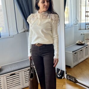 Jersey Amour punto beige