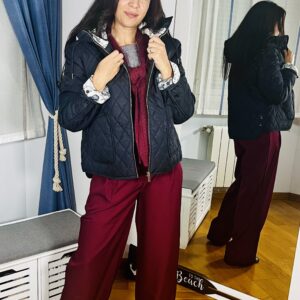 Abrigo Oxford azul marino