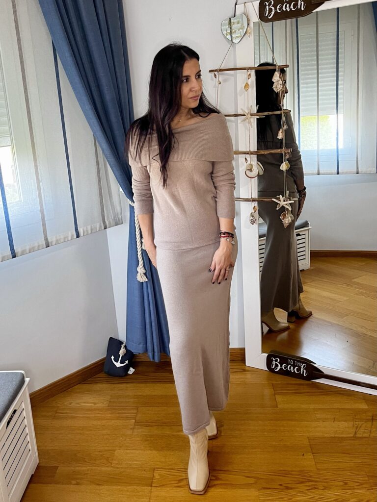 Conjunto de punto taupe