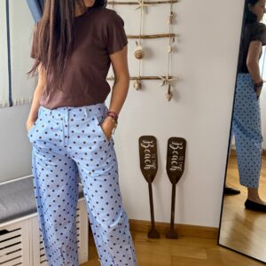 Pantalón slouchy lunares